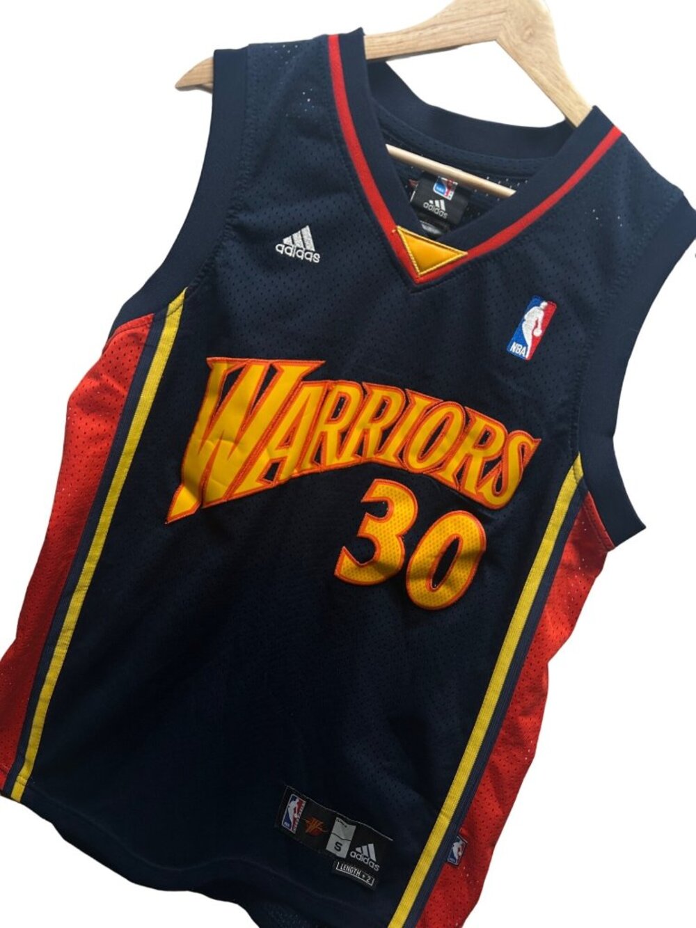 Adidas Stephen Curry Golden State Warriors Basketball Jersey